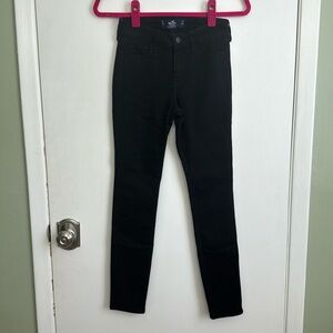 Hollister size W25 L28 black jeans